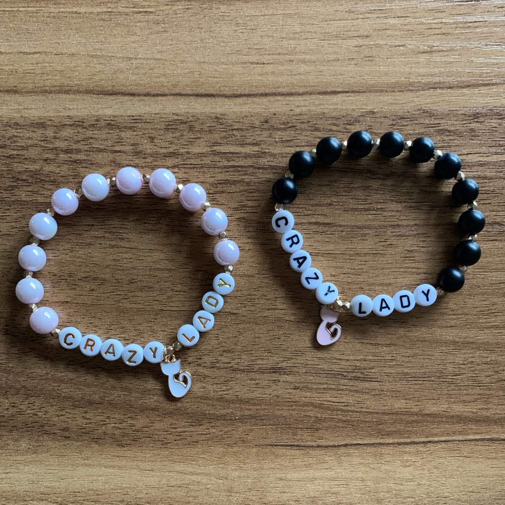 {Handmade} ‘Crazy Cat Lady’ Bracelets